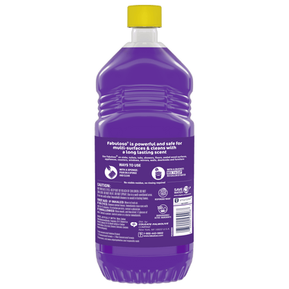 Fabuloso Multi Surface All Purpose Floor Cleaner, Lavender Scent, 33.8 Fl Oz