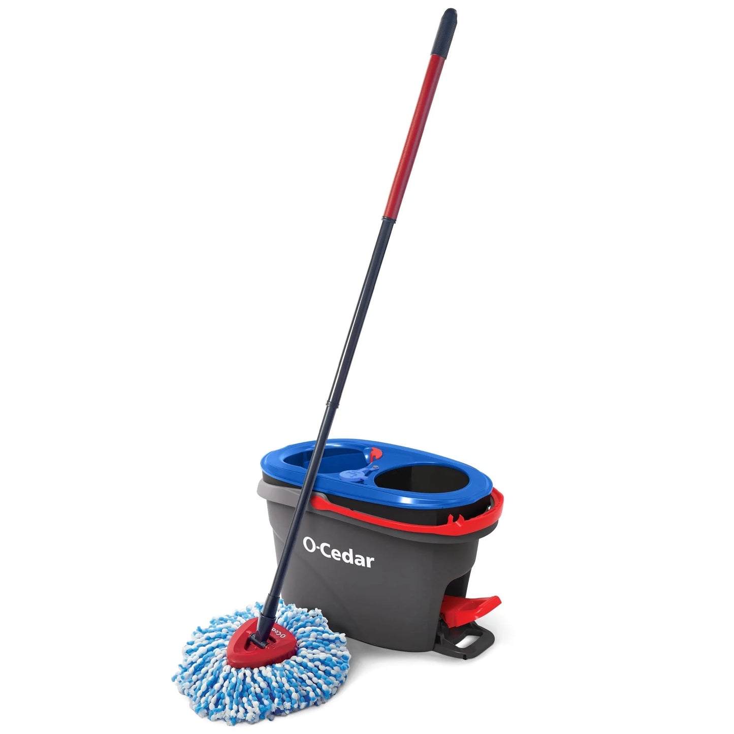 O-Cedar Rinseclean™ Clean Water Spin Mop and Bucket System | Clean with Clean Water | Removes 99% of Bacteria