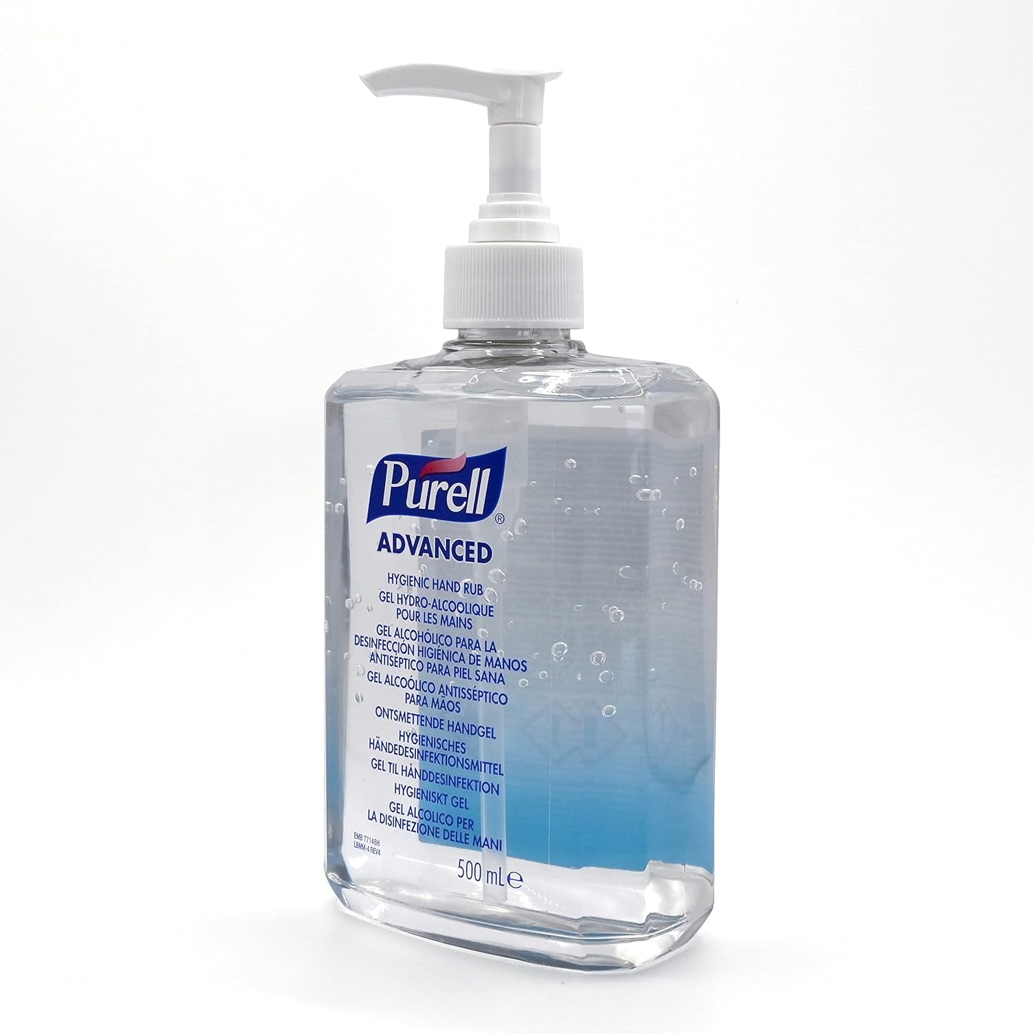 PURELL ADVANCED HAND SANITISER GEL 500Ml, Pump Bottle. Hand Sanitizer Gel Kill 99.99% of Most Common Germs. 70% Alcohol Formulation with Moisturisers. Exceptional Antimicrobial Efficacy