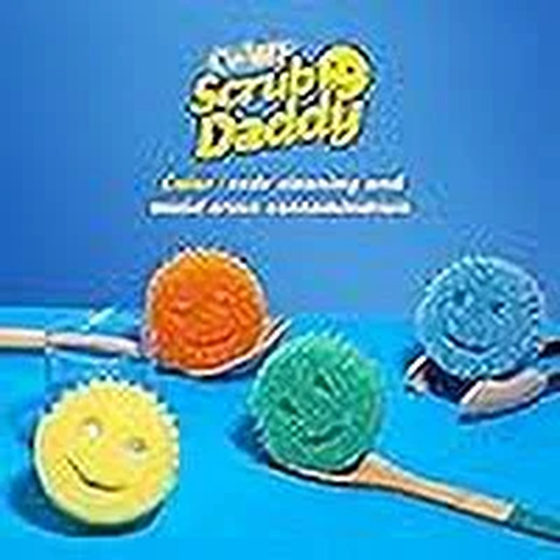 Scrub Daddy Color Sponges - Scratch-Free Multipurpose Cleaning Sponge for the Kitchen, Bathroom, and More - Bpa-Free Polymer Foam, Multi-Color, 4-Count