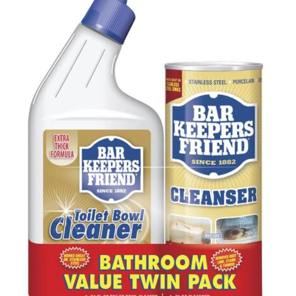 Bar Keeper'S Friend Toilet Bowl & Powder Multi-Purpose Household Cleaner - 2 Count