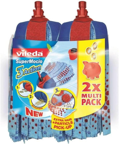 Vileda Supermocio 3 Action Mop Replacement Head