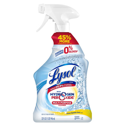 Lysol Bleach Free Hydrogen Peroxide Multi-Purpose Cleaner, Citrus 32Oz