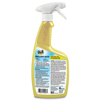 CLR Bath & Kitchen Multi-Surface Cleaner, Enhanced Formula Fresh Scent, 26 Oz