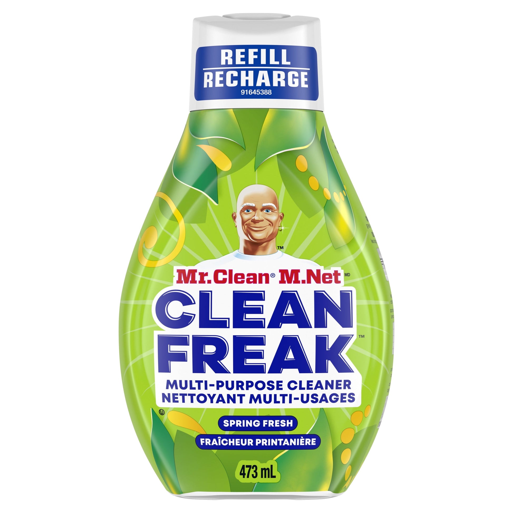 Mr. Clean Clean Freak All Purpose Cleaner Spray, Multi-Surface Cleaning, Gain, Refill, 16 Fl Oz