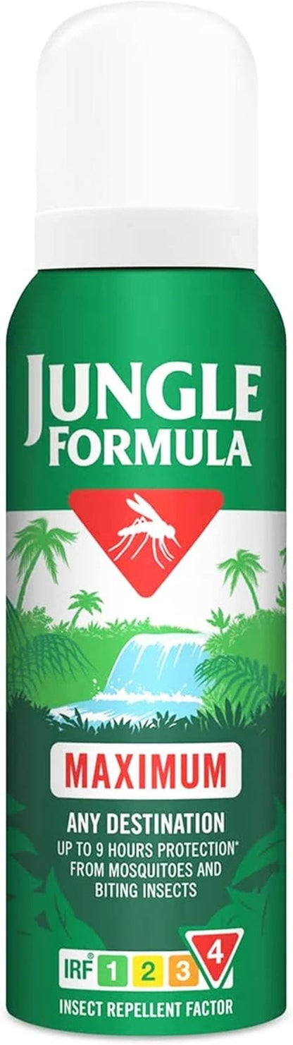 Jungle Formula Maximum Any Destination 125Ml Aerosol, (Pack of 3)