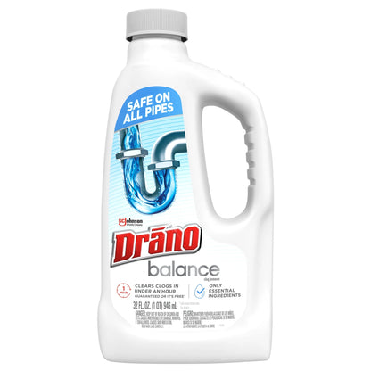 Drano Balance Drain Cleaner and Clog Remover, 32 Oz, 1 Count