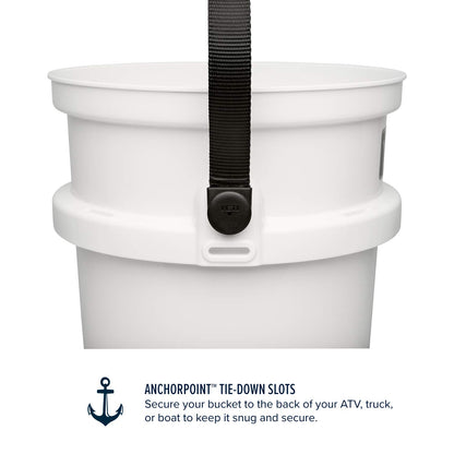 YETI Loadout 5-Gallon Bucket, Impact Resistant Fishing/Utility Bucket, Rescue Red