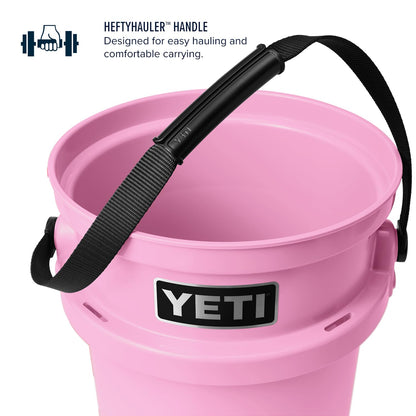 YETI Loadout 5-Gallon Bucket, Impact Resistant Fishing/Utility Bucket, Rescue Red