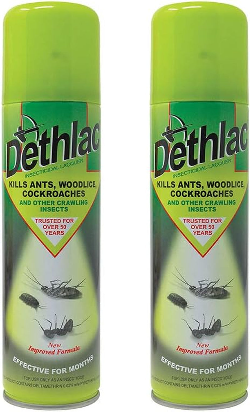 Dethlac Insecticidal Lacquer- 250 Ml Aerosol Knockdown Spray in the Home and Garden