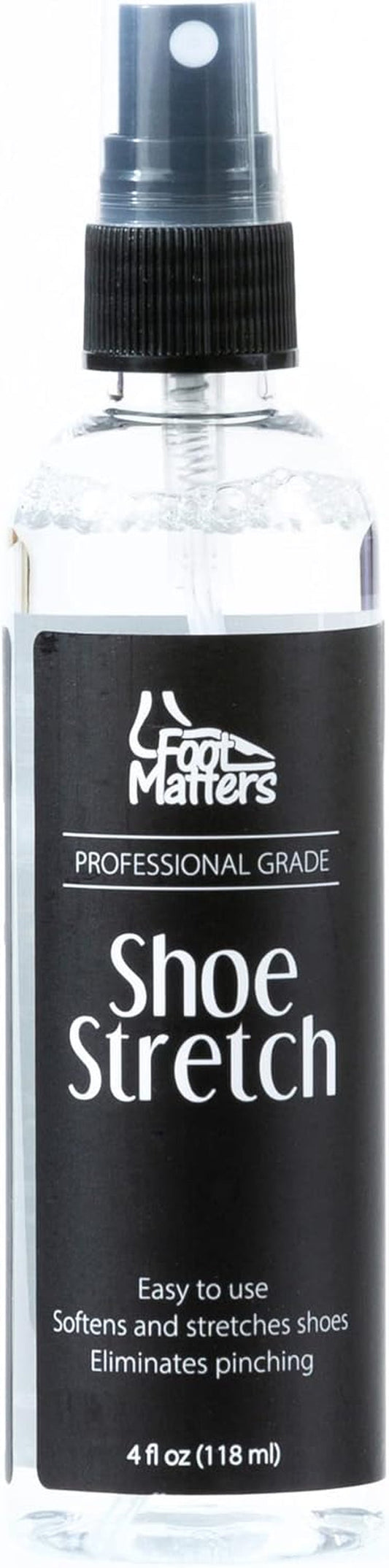 Footmatters Professional Boot & Shoe Stretch Spray – Softener & Stretcher for Leather – 4 Oz