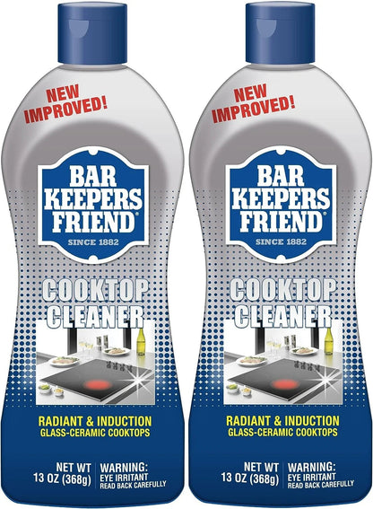 BAR KEEPERS FRIEND Multipurpose Cooktop Cleaner 13 Oz - Liquid Stovetop Cleanser - Safe for Use on Glass Ceramic Cooking Surfaces, Copper, Brass, Chrome, and Stainless Steel and Porcelain Sinks2