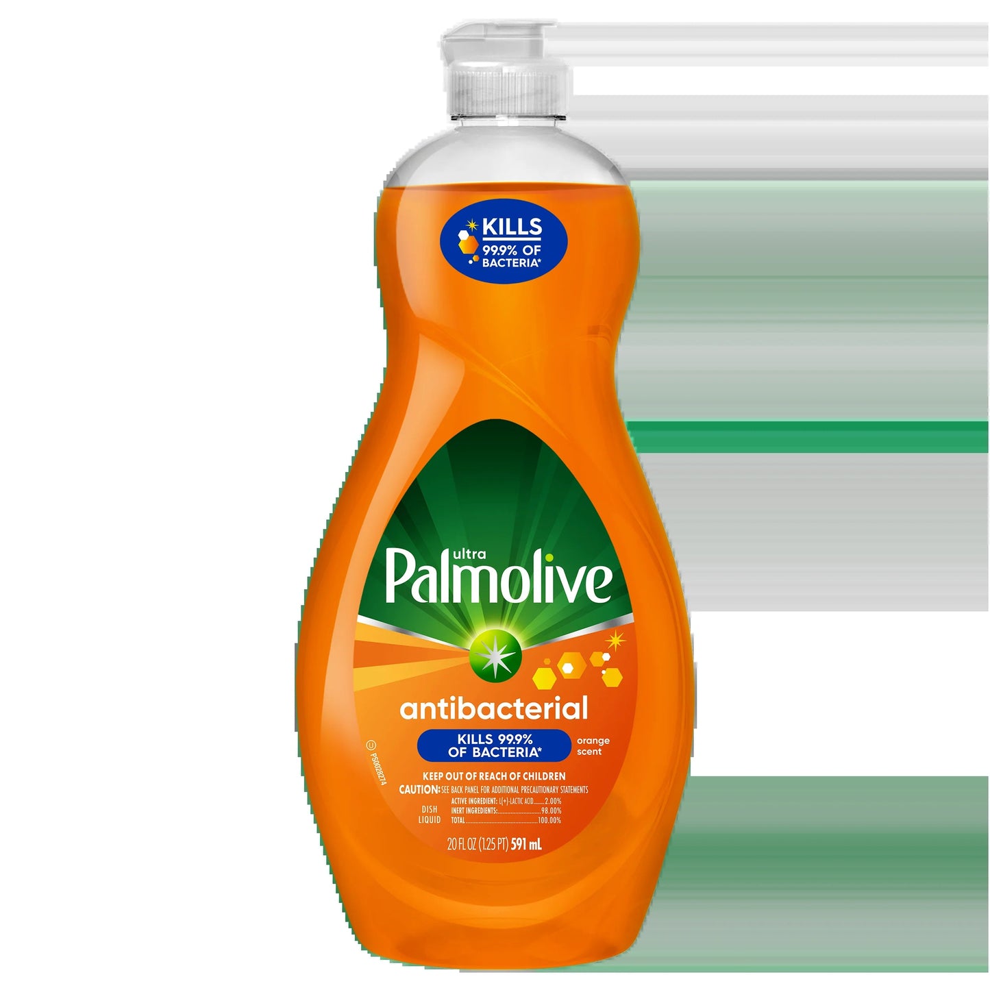 Palmolive Ultra Concentrated Antibacterial Liquid Dish Soap, Orange Scent - 20 Fluid Ounce