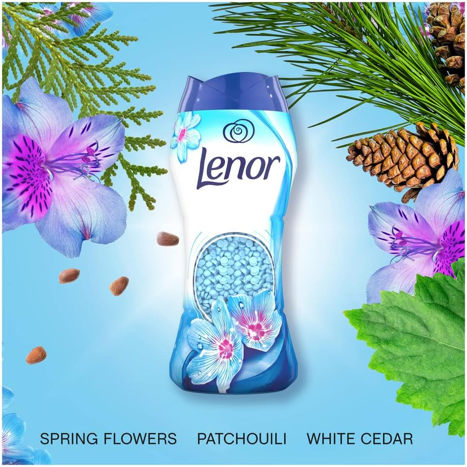 Lenor In-Wash Laundry Scent Booster Beads, 570G, Spring Awakening, a Boost of Freshness for up to 12 Weeks in Storage