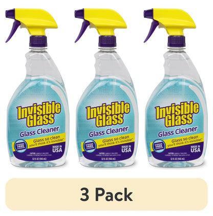 Invisible Glass 92194 Premium Glass and Window Cleaner for Auto and Home Cleans Glass, Windows, Windshields, and More, Streak-Free, Ammonia-Free, Tint-Safe, 32 Fl Oz, Pack of 1