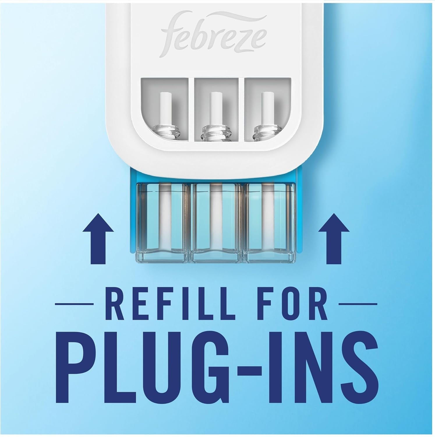 Febreze 3Volution Air Freshener Plug in Refills, 4 Refills (20Mlx4), Pet Odour Fighter, 3 Alternating Scents to Fight Odours, Febreze Plug in Refill, Air Freshener