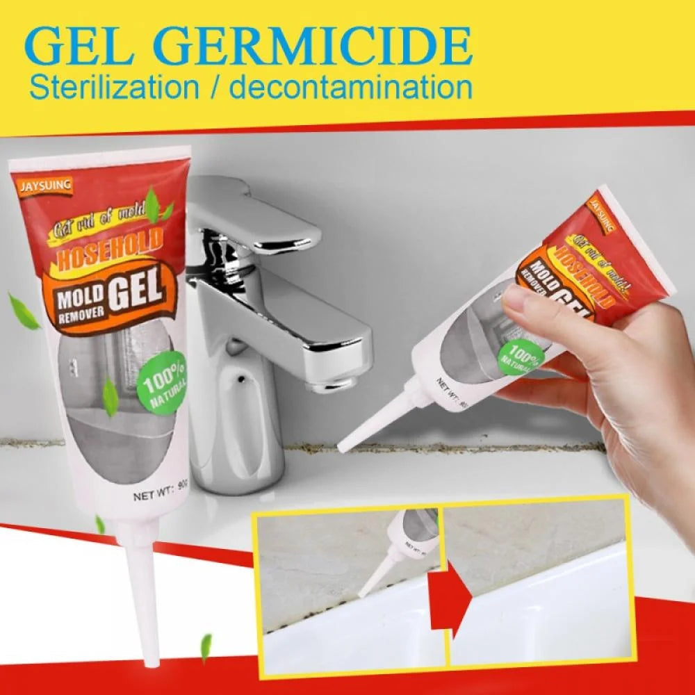 Mold Mildew Cleaner Gel Household Cleaner for Wall Tiles Grout Sealant Bathroom Cleaning Home Kitchen Sinks Cleaning - 90G