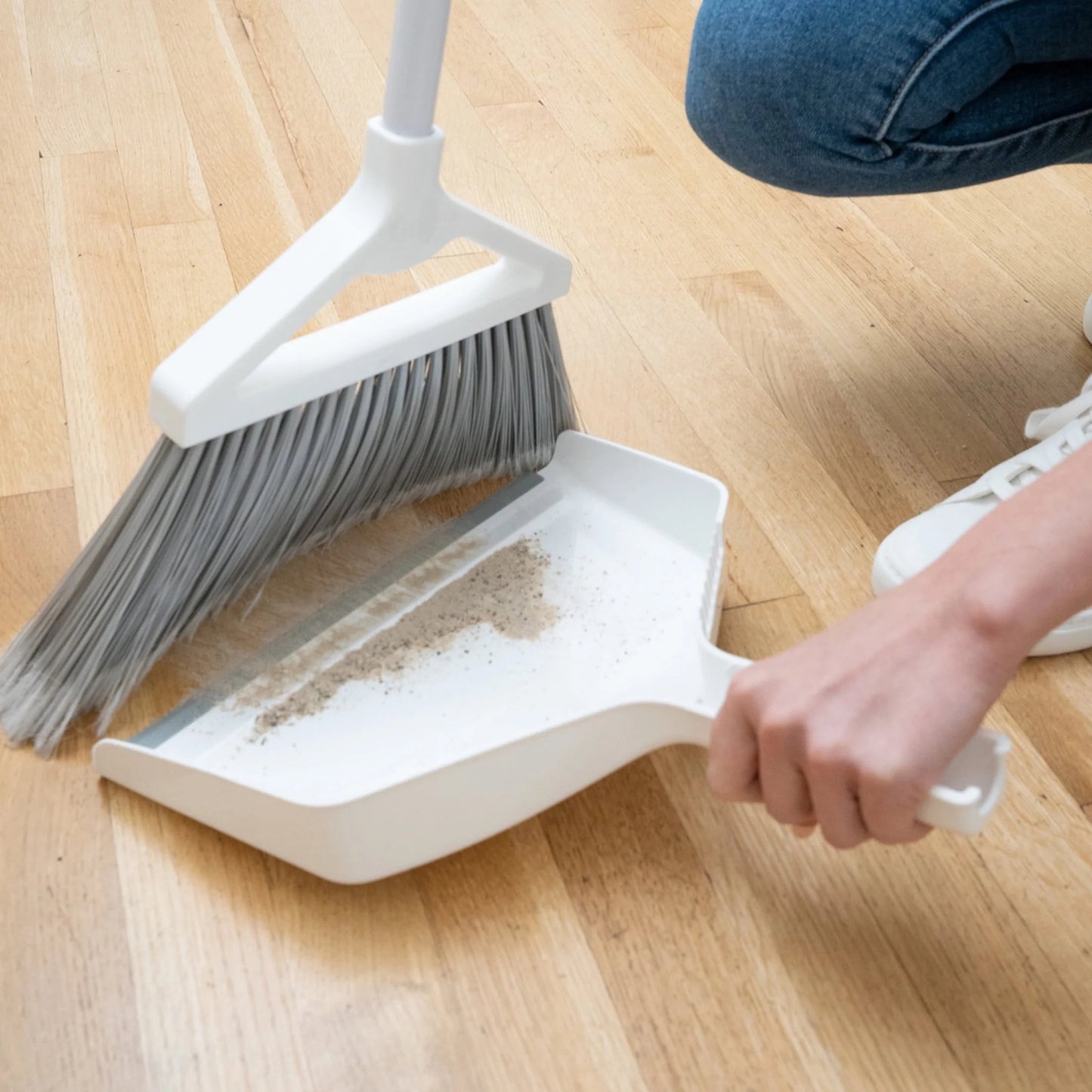 The Home Edit Angled Broom with Dustpan