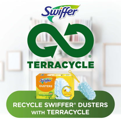 Swiffer Dusters Refill for Cleaning, Feather & Microfiber Duster Alternative, Gain, 10Ct