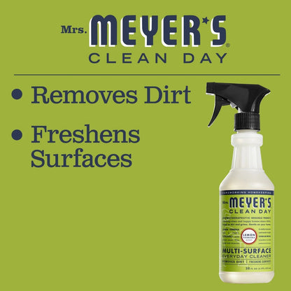 Mrs. Meyer’S Clean Day Multi-Surface Everyday Cleaner, Lemon Verbena Scent, 16 Ounce Bottle