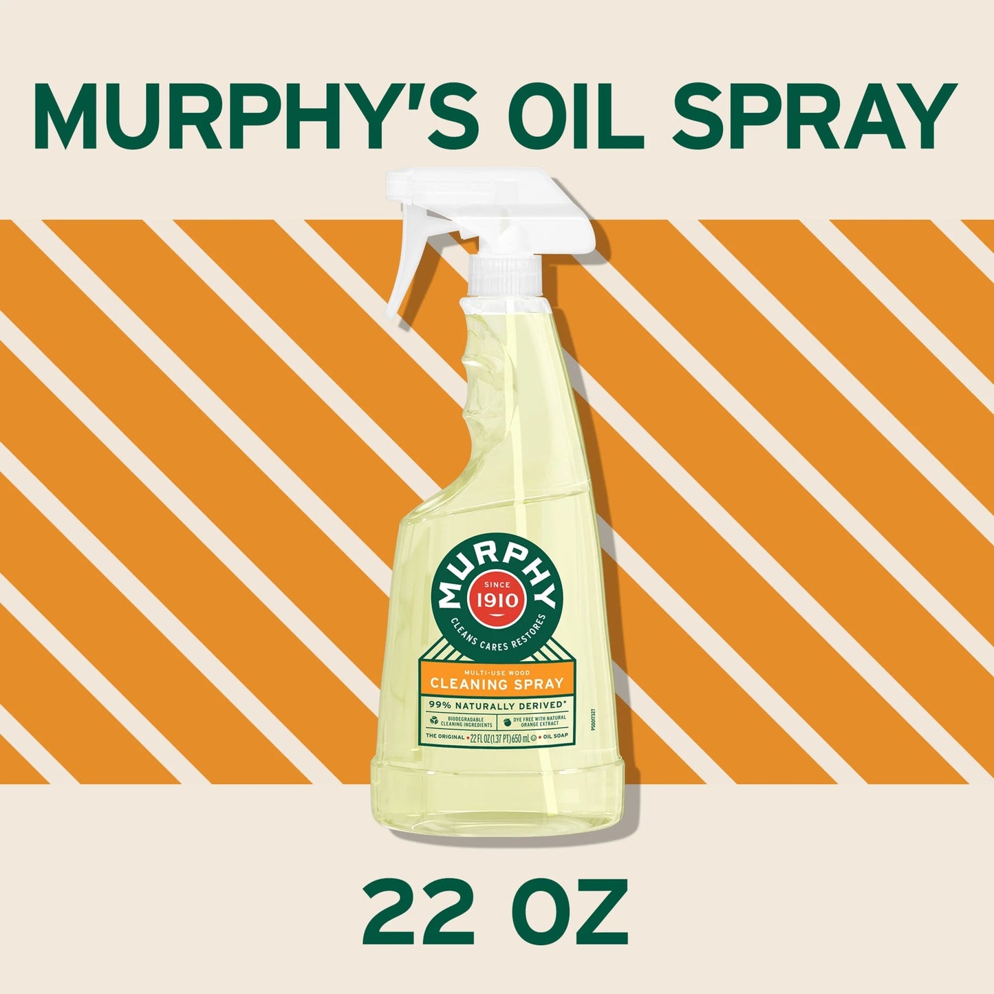 Murphy Oil Wood Surface Household Cleaner Spray, Orange, 22 Fluid Ounce