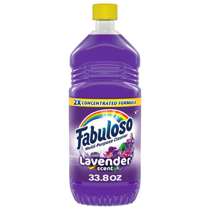 Fabuloso Multi Surface All Purpose Floor Cleaner, Lavender Scent, 33.8 Fl Oz