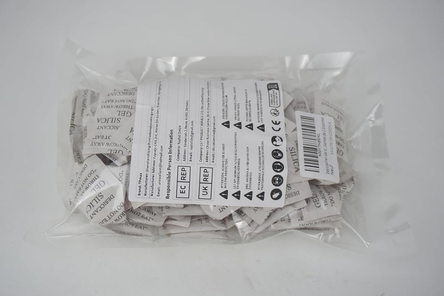 100 Packets 2 Gram Silica Gel Desiccant Absorber Dehumidifiers