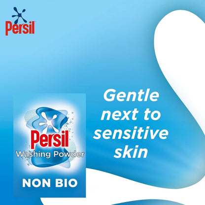 Persil Non Bio Washing Powder XXL Family Pack Gentle Next to Sensitive Skin for Outstanding Stain Removal in Cold Washes 77 Washes (3.85 Kg)