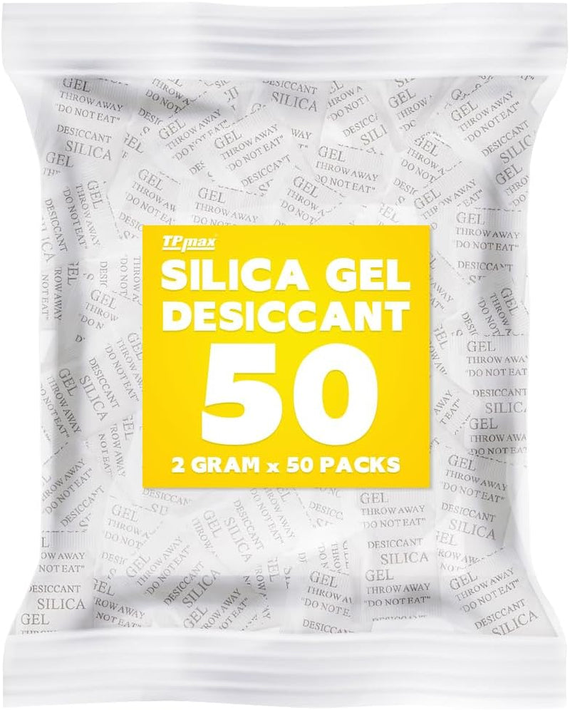 100 Packets 2 Gram Silica Gel Desiccant Absorber Dehumidifiers