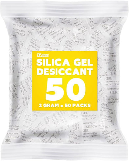 100 Packets 2 Gram Silica Gel Desiccant Absorber Dehumidifiers