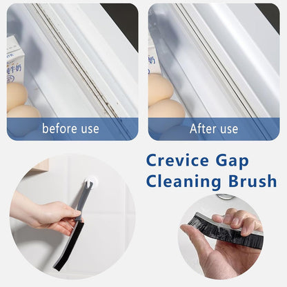 Crevice Cleaning Brush,3Pcs Bathroom Toilet Tile Door Window Groove Car Various Gap Cleaning Brush,Hard Bristle Scrubbing Narrow Crevice Cleaning Pro Tool,Small Cleaning Brush for Home Kitchen