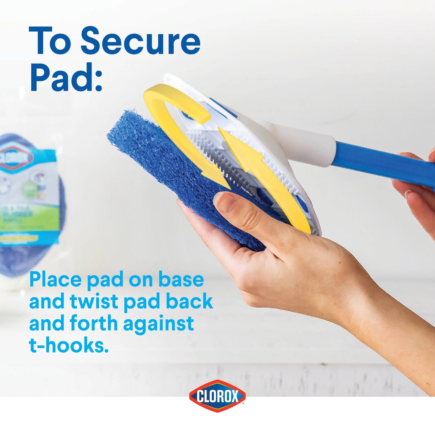 Clorox Tub and Tile Scrubber Refill for Extendable Tub & Tile Scrubber