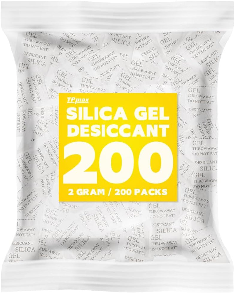 100 Packets 2 Gram Silica Gel Desiccant Absorber Dehumidifiers