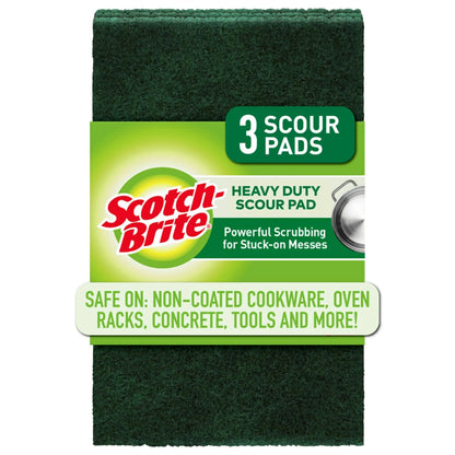 Scotch-Brite Heavy Duty Scour Pads, 6 Sponges Total