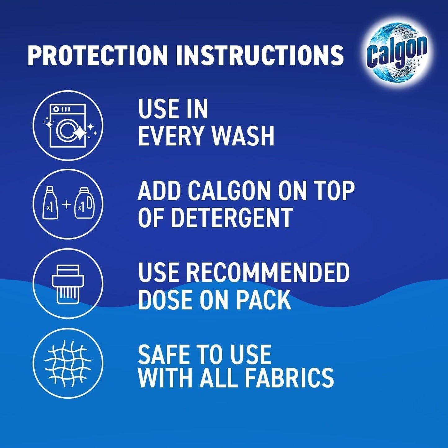 Calgon 4-In-1 Washing Machine Cleaner and Water Softener Tablets, 75 Count , Removes Limescale, Residue, Dirt, Rust & Malodours , Deep Clean , XL Pack Size