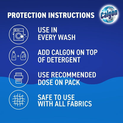 Calgon 4-In-1 Washing Machine Cleaner and Water Softener Tablets, 75 Count , Removes Limescale, Residue, Dirt, Rust & Malodours , Deep Clean , XL Pack Size