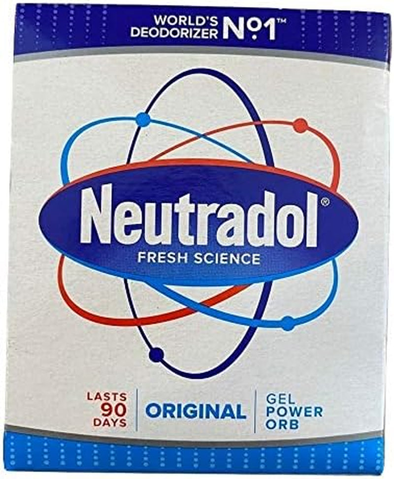 Neutradol Gel Power Orbs X 3 Orbs. 1X Super Fresh, 1X Fresh Pink, 1X Original for Clean, Fresh Air at Home and at Work