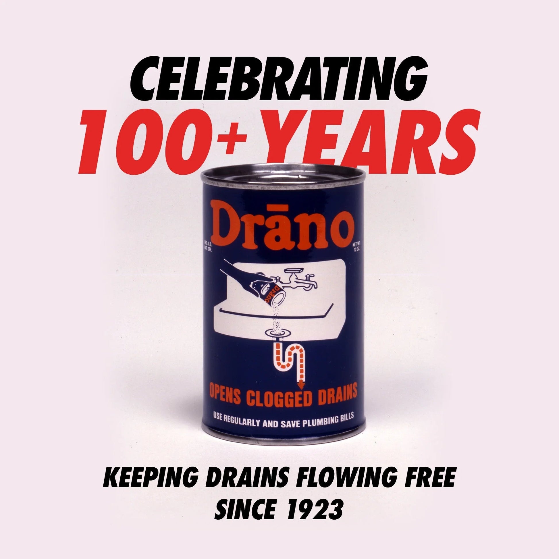 Drano Dual-Force Foamer, Hair and Drain Clog Remover, Commercial Line, 17 Fl Oz