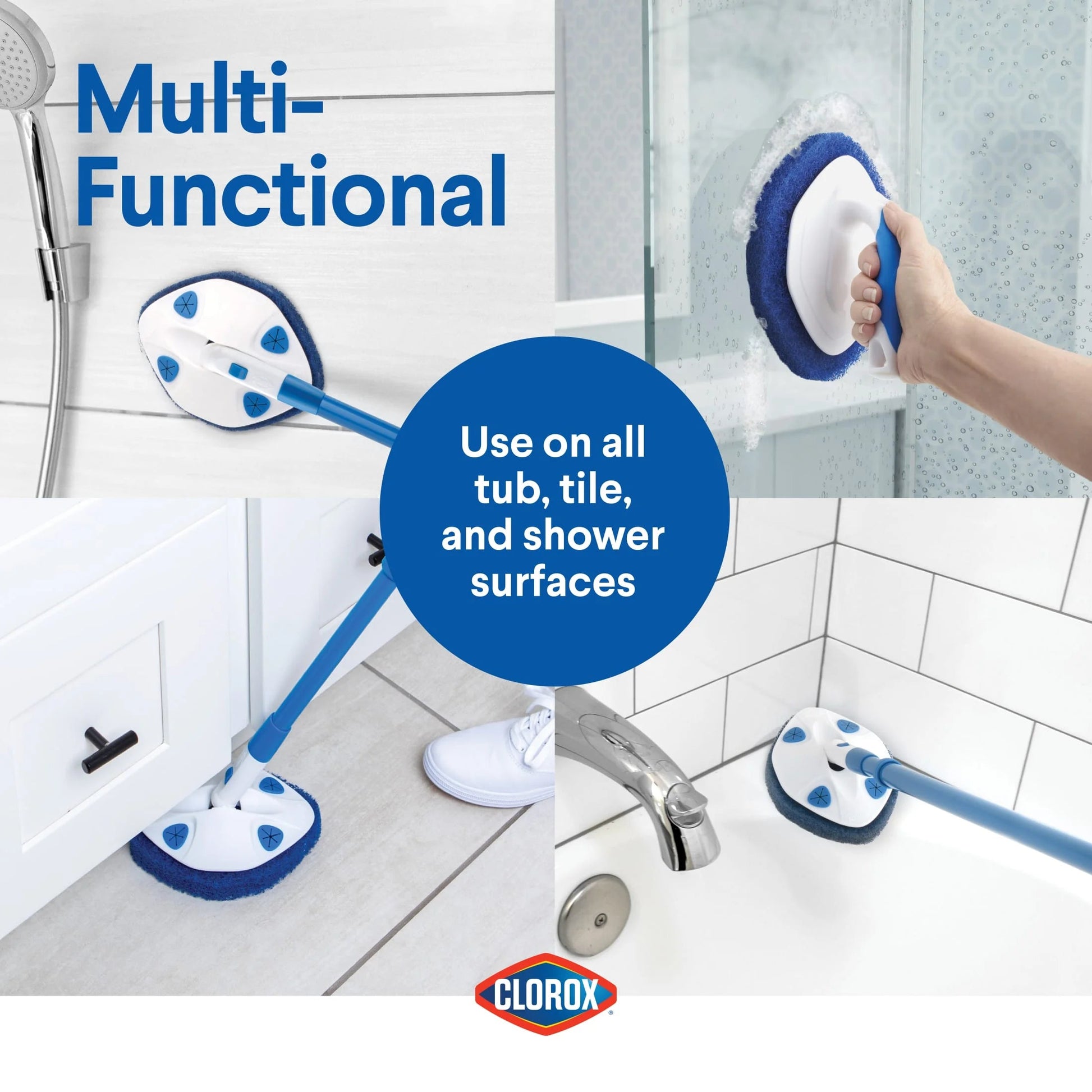 Clorox Tub and Tile Scrubber Refill for Extendable Tub & Tile Scrubber