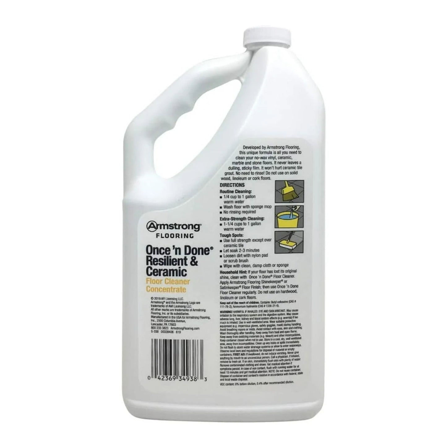 Armstrong 64Oz Once'N Done Citrus Scent Liquid Floor Cleaner for Laminate Floors