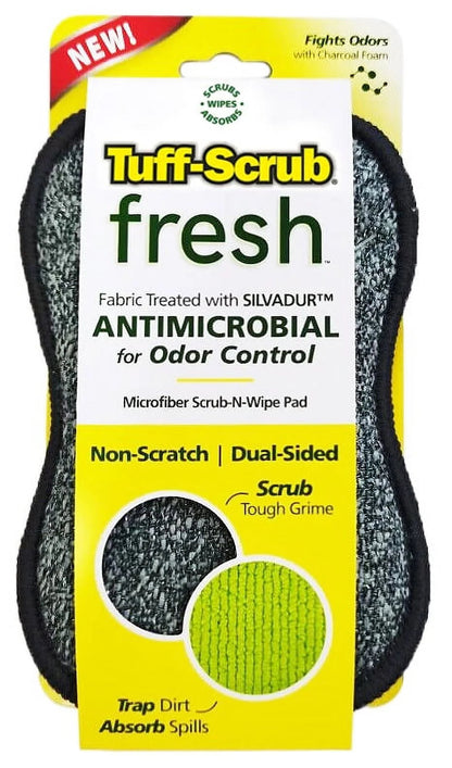 Tuff-Scrub Fresh Microfiber Scrub-N-Wipe Pad, 1 Pack