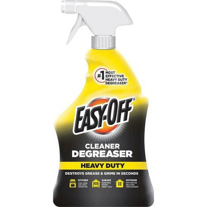 Easy-Off Cleaner Degreaser - Ready-To-Use Spray - 32 Fl Oz (1 Quart) - 1 Each - Clear | Bundle of 2 Each