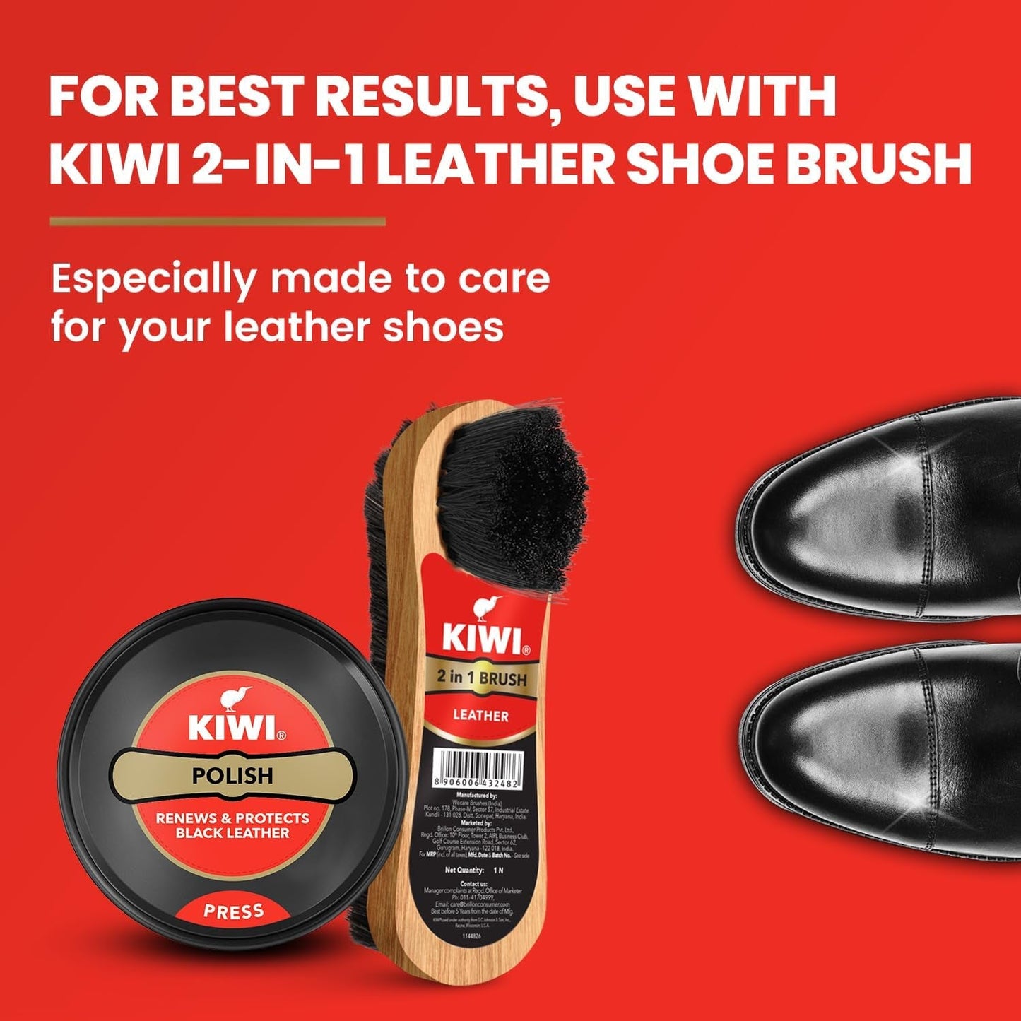 Kiwi Shoe Polish Black 40 Gram