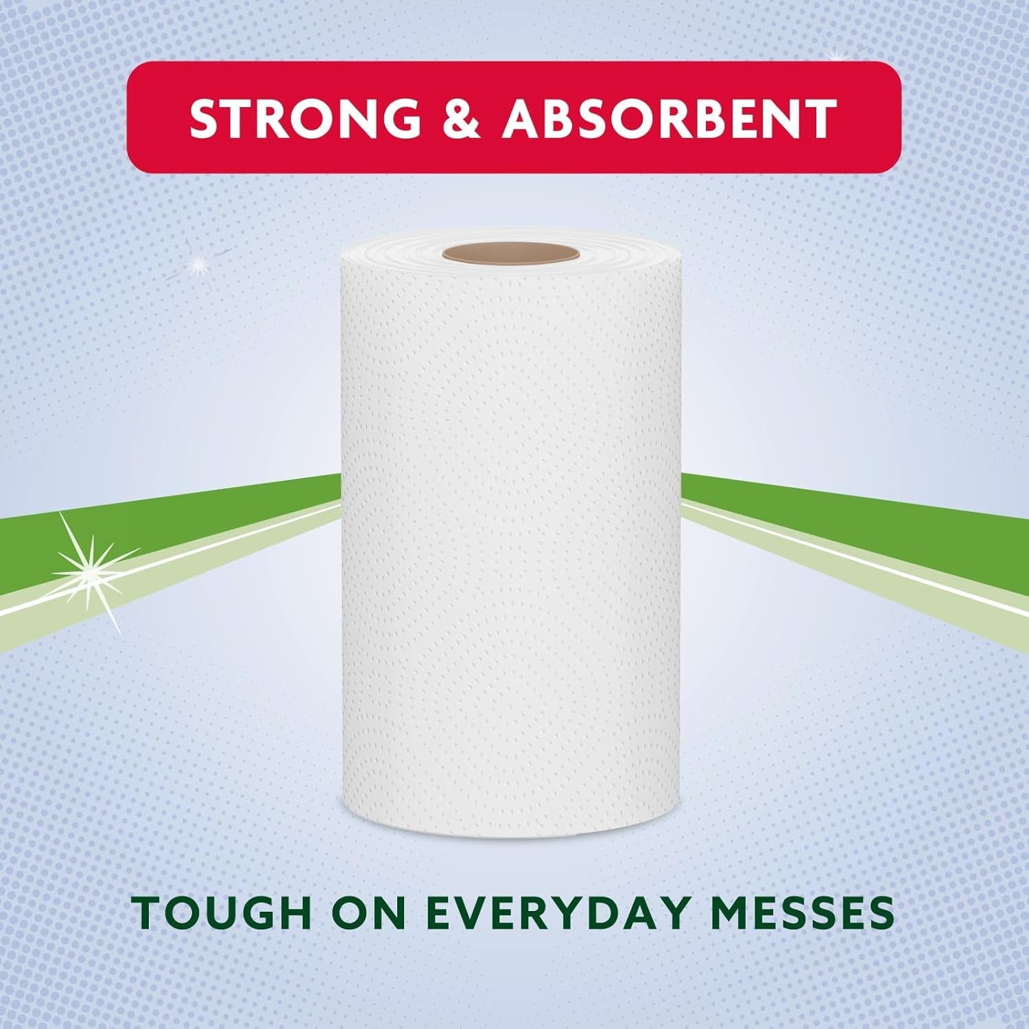 By Amazon Classic Kitchen Roll, 3-Ply, Strong and Absorbent, 3 Rolls (1 Pack of 3), 80 Sheets per Roll, FSC Certified