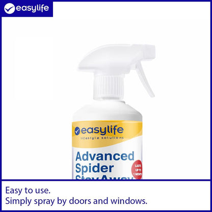 Easylife Advanced Spider Stayaway Spray Bottle, Spider Repellent Spray, Harmless Insect Repellent, Works Indoors and Outdoors, 500Ml - Fully Guaranteed | Pack of 1