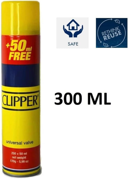 Clipper Gas - Universal Refill Fluid for Multi-Purposes, BBQ, Kitchen Torches, Culinary Torches, Soldering Tools, and More - 300Ml Capacity - Reliable & Safe Fuel Solution (2)