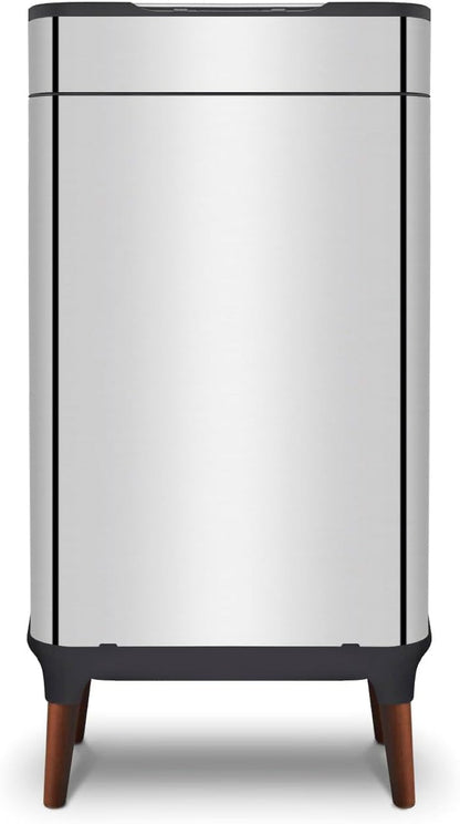 Tower T938022COP Ozone Sensor Bin with Legs, Large 65L, Hands Free Opening, Carbon Filter, Copper