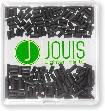 Jouis Lighter Flints - Universal Replacement Lighter Flints Compatible with Most Lighters (100X, Gold)