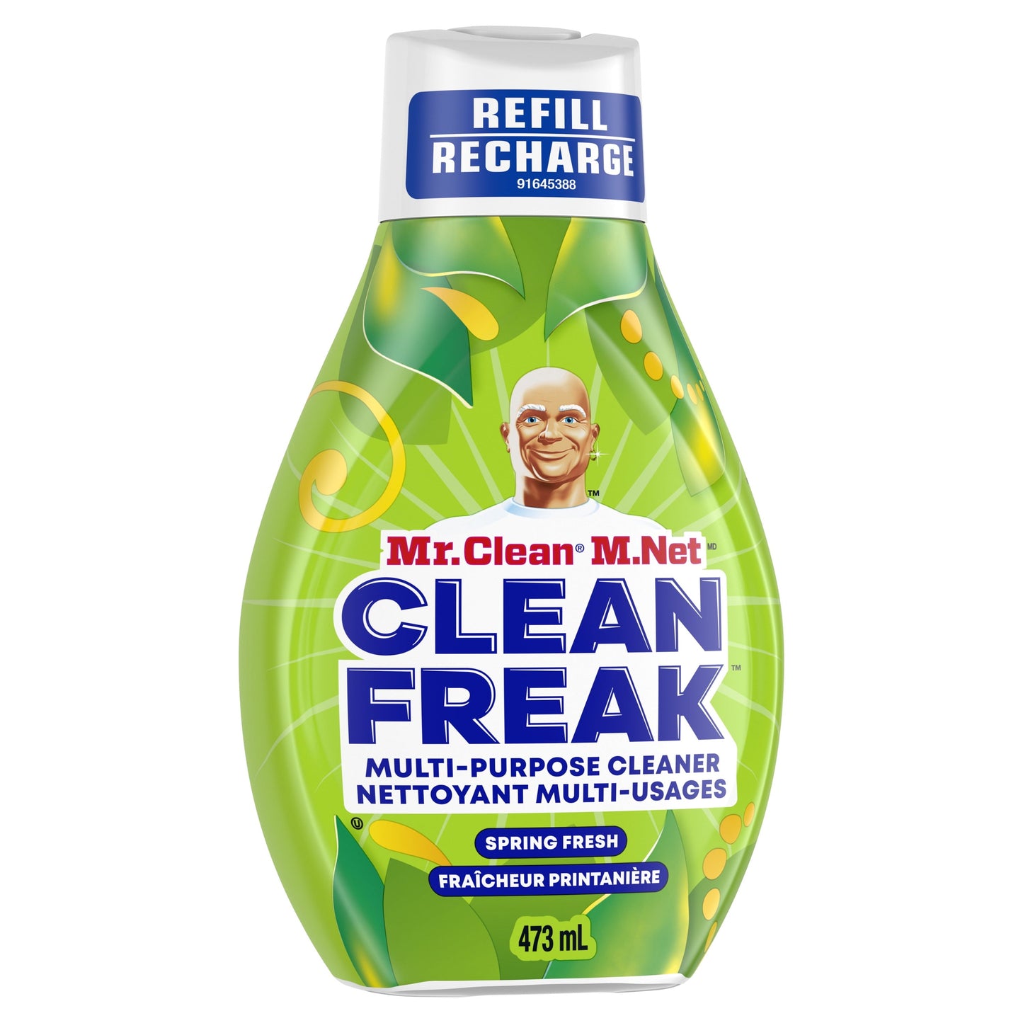 Mr. Clean Clean Freak All Purpose Cleaner Spray, Multi-Surface Cleaning, Gain, Refill, 16 Fl Oz