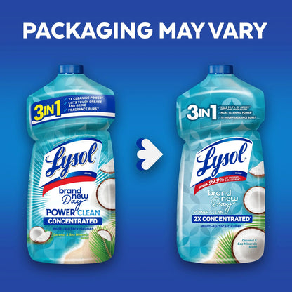 Lysol® Multi-Surface Cleaner - Pourable Brand New Day™ Coconut & Sea Minerals 9/28 Oz.